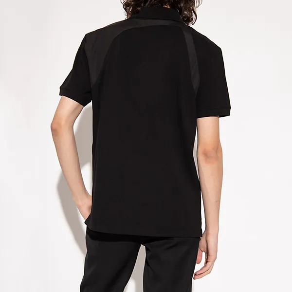 Áo Polo Alexander McQueen With Logo 625245 QSX33 1000 Màu Đen Size XS