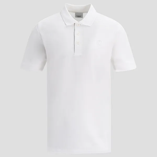 Áo Polo Burberry With Logo 8055229 White Màu Trắng Size XS