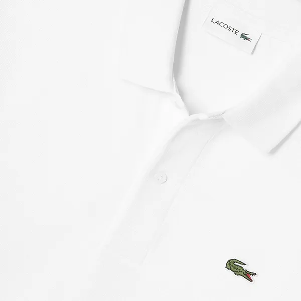 Áo Polo Dài Tay Lacoste French Regular Fit Long Sleeve Polo Shirt PH732E-19C 001 Màu Trắng Size M
