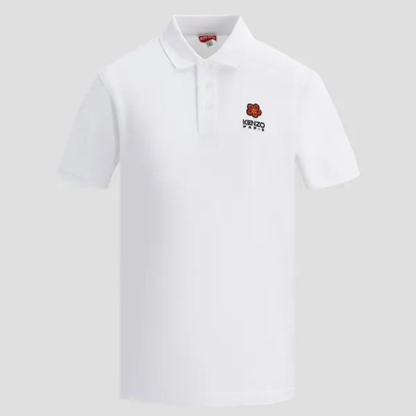 Áo Polo Kenzo Men's Crest Logo Classic FC65PO0024PU 01 Màu Trắng Size S - Thời trang - Vua Hàng Hiệu