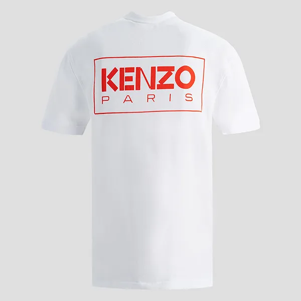 Áo Polo Kenzo Paris Classic FC65PO0034PU 01 Màu Trắng - Thời trang - Vua Hàng Hiệu