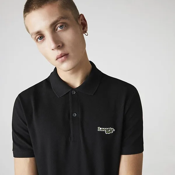 Áo Polo Lacoste Men's Polo Shirt PH1861 Màu Đen Size S - Thời trang - Vua Hàng Hiệu