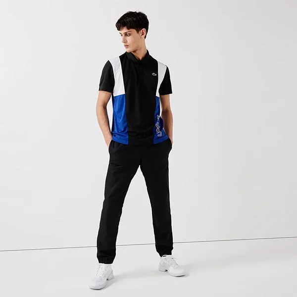 Áo Polo Lacoste Sport Graphic Breathable And Resistant Piqué Polo Shirt DH0840 51 AXU Phối Màu Size XL