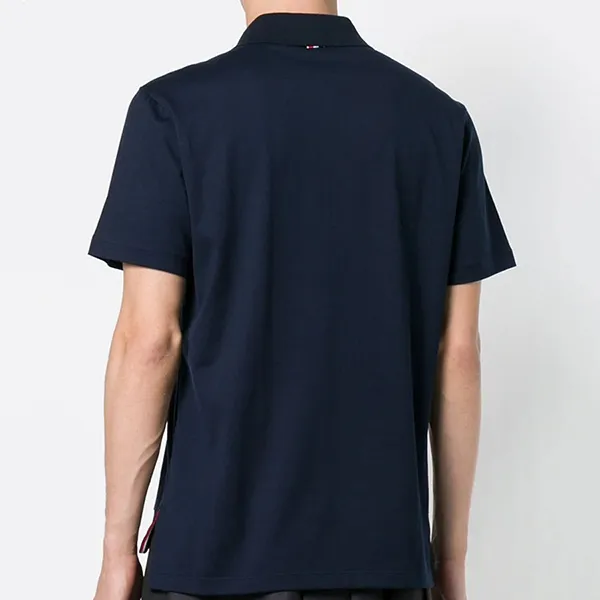 Áo Polo Thom Browne Shirt New 100% With Tag Màu Xanh Navy