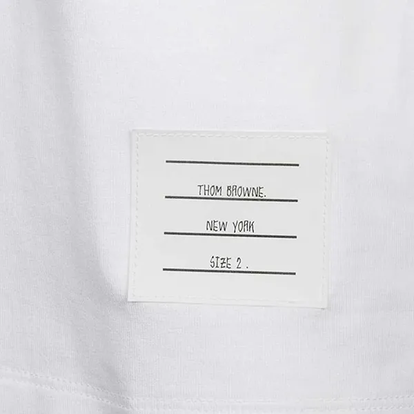 Áo Polo Thom Browne White MJP052A-00042 Màu Trắng - Thời trang - Vua Hàng Hiệu