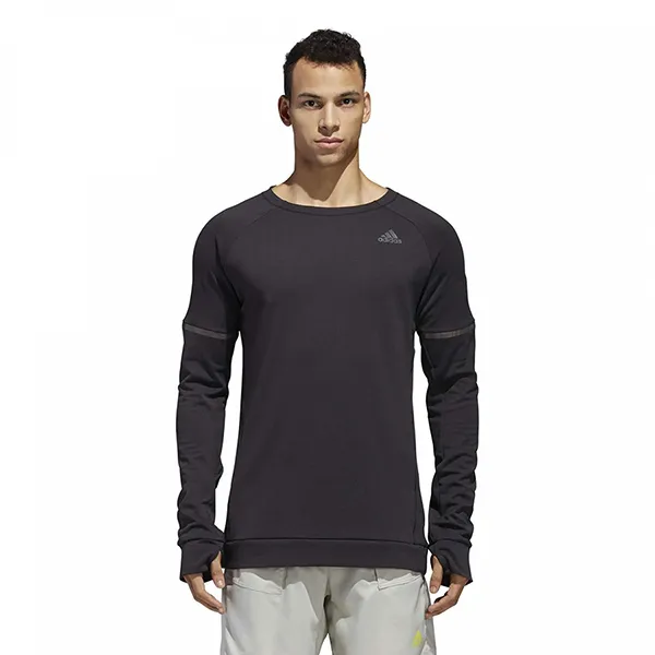 Áo Thun Dài Tay Adidas Runr Cru M DN2484 Màu Xám Size S
