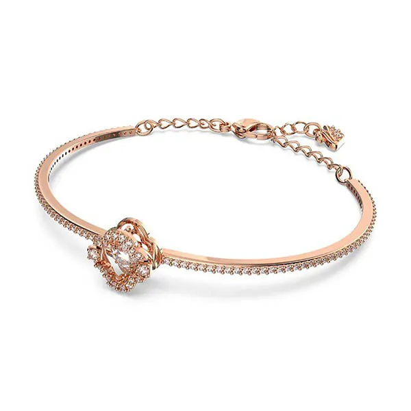 Vòng Đeo Tay Swarovski Bracciale Donna Sparkling Dance, Rosa, Placcato Color Oro Rosa Màu Vàng Hồng - Trang sức - Vua Hàng Hiệu