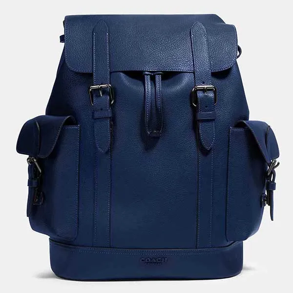 Balo Coach Nam Hudson Backpack Cobalt Blue - NWT 89896 Màu Xanh Navy - Túi xách - Vua Hàng Hiệu