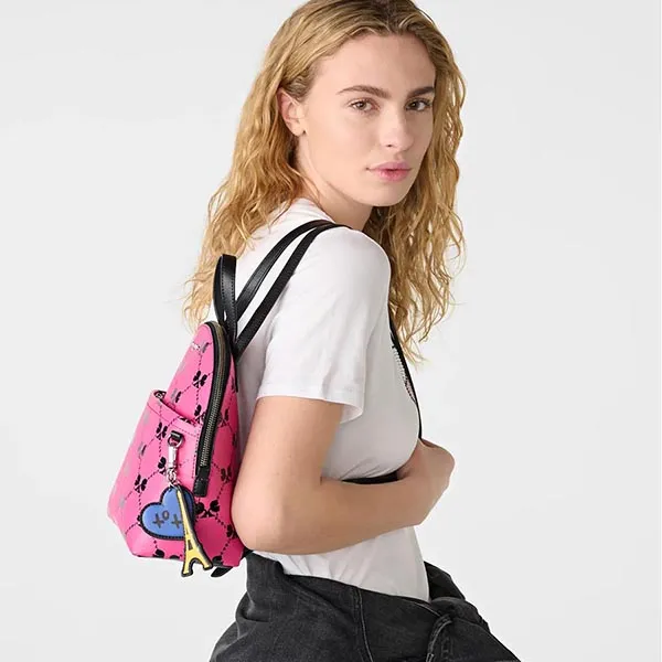 Balo Karl Lagerfeld Adele Backpack Màu Hồng - Túi xách - Vua Hàng Hiệu