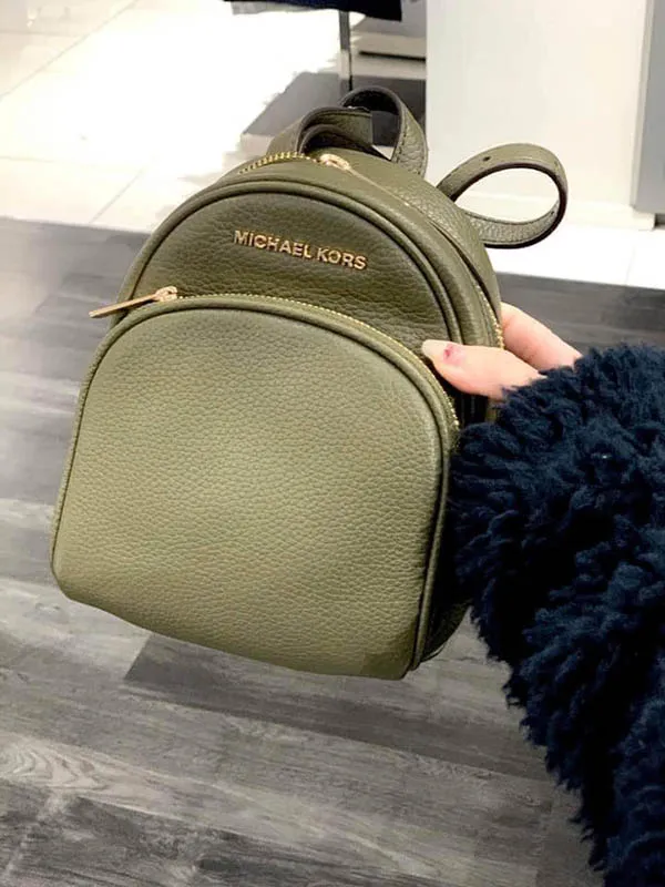 Balo Michael Kors MK Giftables Abbey Blossom 35H9SGFC9L Màu Xanh Rêu