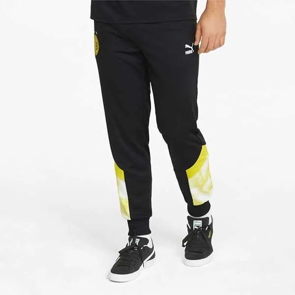 Bộ Thể Thao Puma Black BVB Iconic MCS Mesh Printed Regular Fit Sports Jacket Màu Đen Vàng Size S - Thời trang - Vua Hàng Hiệu
