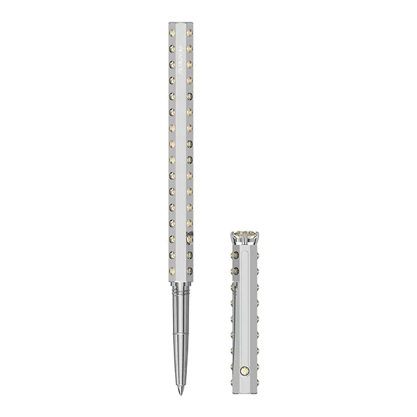 Bút Ký Swarovski Ballpoint Pen Statement, Beige, Chrome plated 5645361 Màu Be