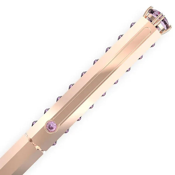 Bút Ký Swarovski Ballpoint Pen Classic, Pink, Rose Gold-Tone Plated 5631210 Màu Vàng Hồng