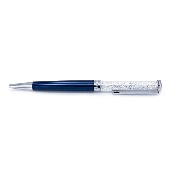 Bút Ký Swarovski Crystalline Ballpoint Pen Blue, Chrome Plated 5351068 Màu Xanh Lam - Bút viết - Vua Hàng Hiệu