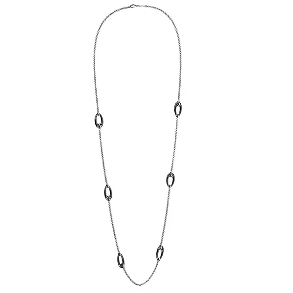 Dây Chuyền Calvin Klein CK Ceramic Long Necklace KJ3LBN090100 Màu Bạc - Trang sức - Vua Hàng Hiệu