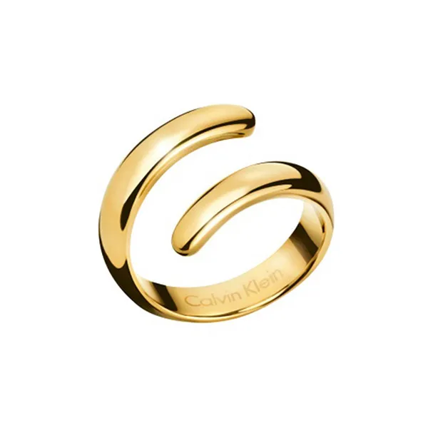 Nhẫn Calvin Klein CK Embrace Ring KJ2KJR100106 Màu Vàng Gold - Trang sức - Vua Hàng Hiệu