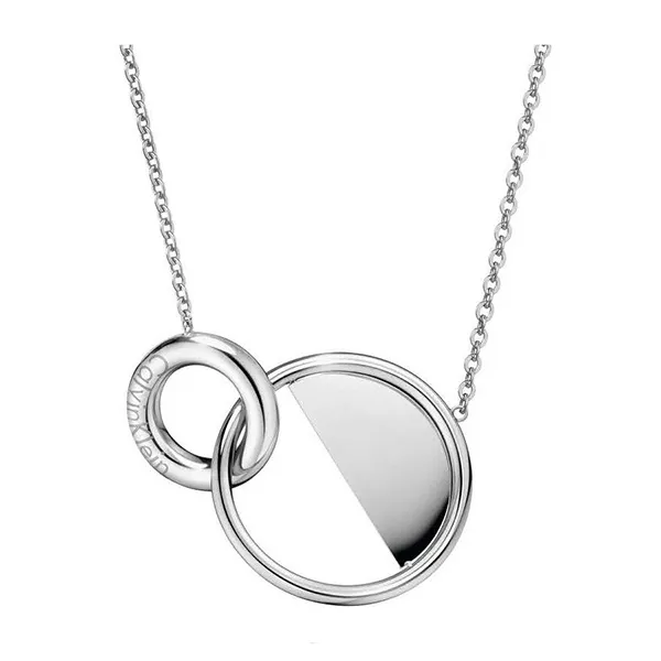Dây ChuyềnNữ Calvin Klein CK Locked Short Necklace KJ8GMN000100 Màu Bạc