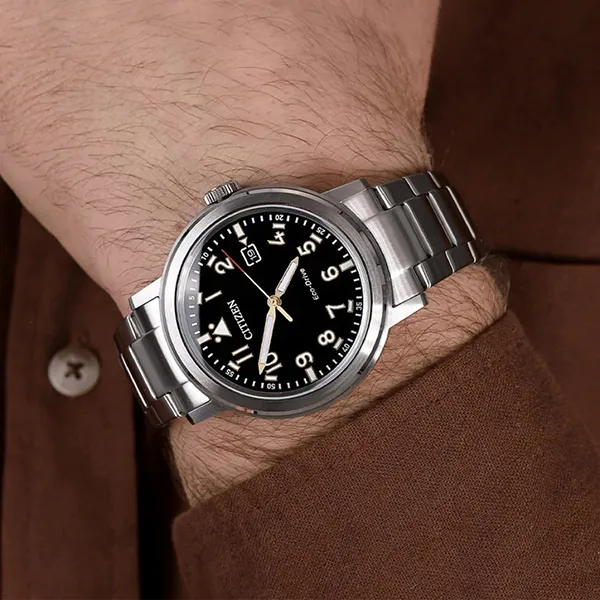 Đồng Hồ Nam Citizen Eco-Drive Collection AW1620-81E Màu Bạc Đen