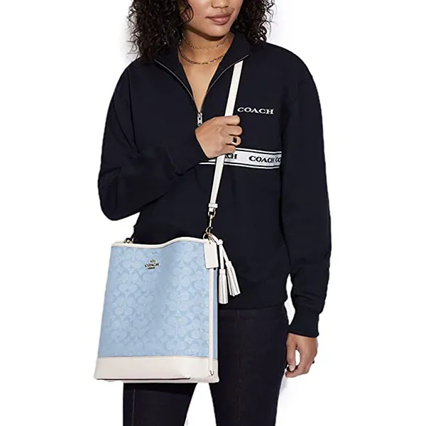 Túi Xách Coach Womens Town Bucket Bag Màu Xanh Blue