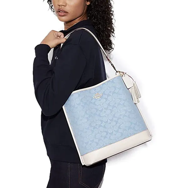 Túi Xách Coach Womens Town Bucket Bag Màu Xanh Blue