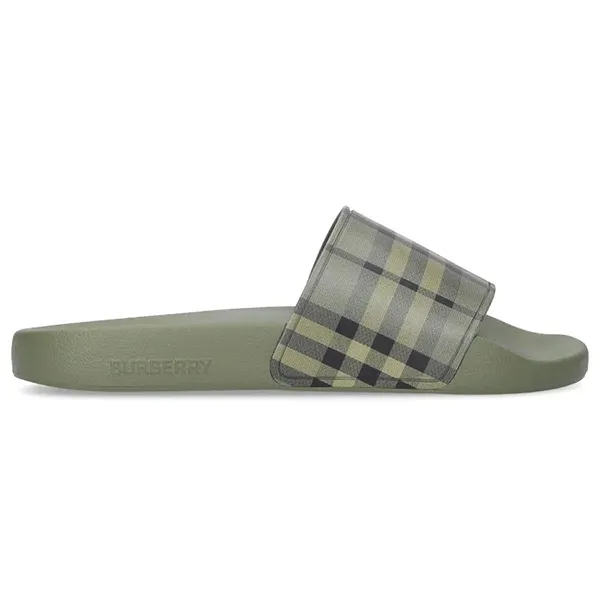 Dép Burberry Beach Sandals 8041968 Màu Xanh Green Size 39