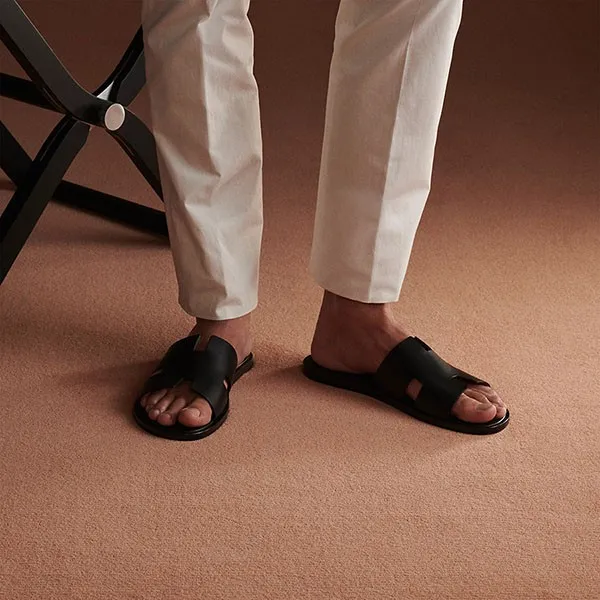 Dép Hermès Izmir Sandal DHM44 Màu Đen Size 42 - Dép - Vua Hàng Hiệu