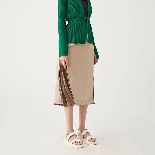 Dép Sandal Nữ Charles & Keith CNK Open Toe Slingback Platform Sandals 70920098 Màu Trắng Size 36