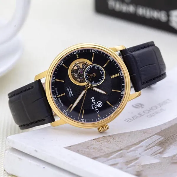 Đồng Hồ Nam Bentley BL1832-25MKBB Màu Đen Vàng - Đồng hồ - Vua Hàng Hiệu