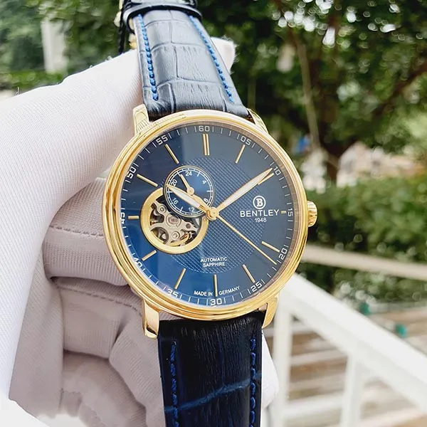 Đồng Hồ Nam Bentley BL1832-25MKNN Màu Xanh-Vàng - Đồng hồ - Vua Hàng Hiệu