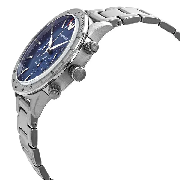 Đồng Hồ Nam Emporio Armani Chronograph Quartz Blue Dial Men's Watch AR11306 Màu Xanh