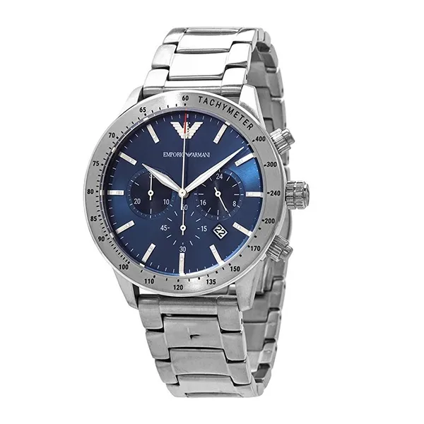 Đồng Hồ Nam Emporio Armani Chronograph Quartz Blue Dial Men's Watch AR11306 Màu Xanh
