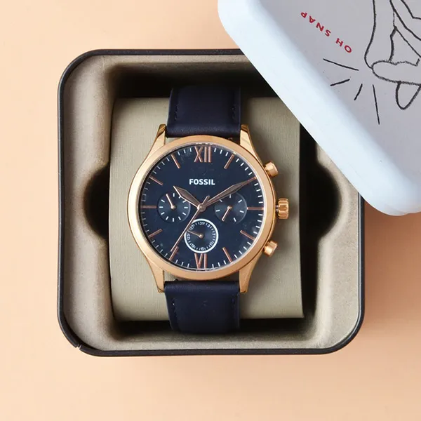 Đồng Hồ Nam Fossil Fenmore BQ2412 Màu Xanh Navy - Đồng hồ - Vua Hàng Hiệu