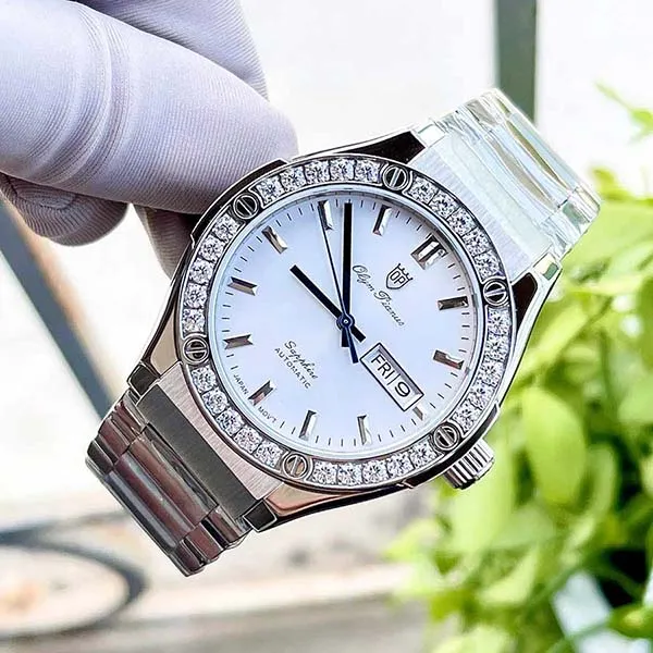 Đồng Hồ Nam Olym Pianus Fusion OP990-45ADGS-T (OP990-45) Màu Bạc