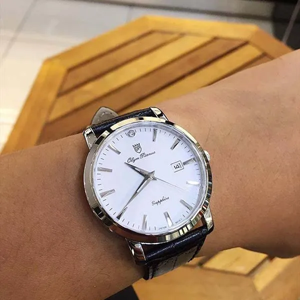 Đồng Hồ Nam Olym Pianus OP130-06MS-GL-T Màu Đen Trắng