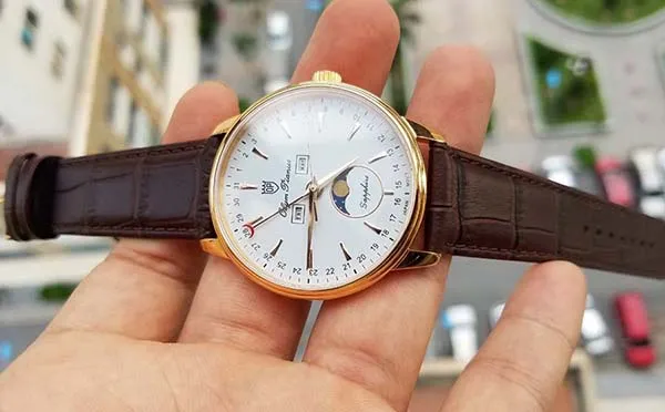 Đồng Hồ Nam Olym Pianus OP5738-80MR-GL-T Màu Nâu Trắng - Đồng hồ - Vua Hàng Hiệu