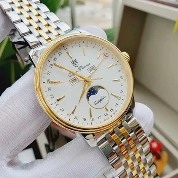 Đồng Hồ Nam Olym Pianus OP5738-80MSR-T Màu Vàng Bạc - Đồng hồ - Vua Hàng Hiệu