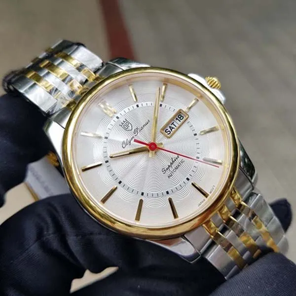 Đồng Hồ Nam Olym Pianus OP990-09AMSK-T Màu Vàng Bạc - Đồng hồ - Vua Hàng Hiệu