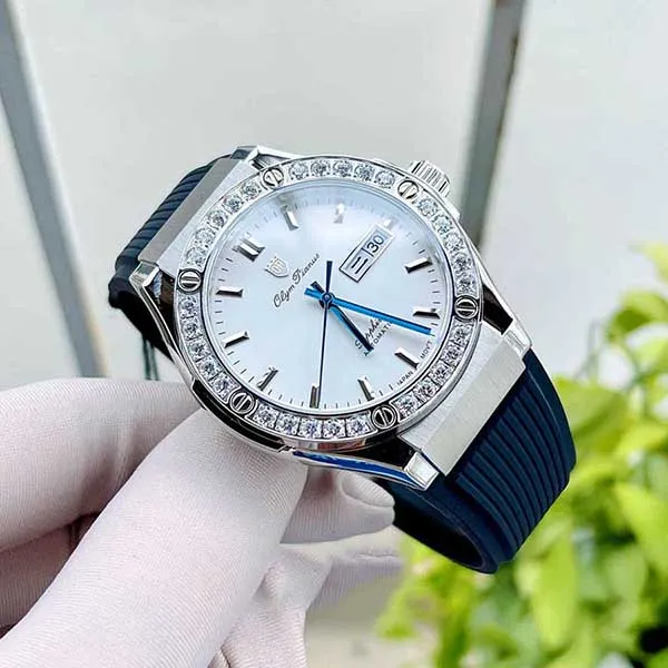 Đồng Hồ Nam Olym Pianus OP990-45ADGS-GL-T Màu Đen Bạc - Đồng hồ - Vua Hàng Hiệu