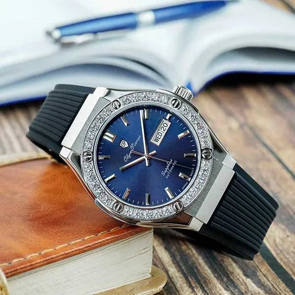 Đồng Hồ Nam Olym Pianus OP990-45ADGS-GL-X Màu Xanh Đen - Đồng hồ - Vua Hàng Hiệu