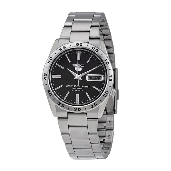 Đồng Hồ Nam Seiko 5 Automatic Black Dial Men's Watch SNKE01K1 Màu Bạc Mặt Đen - Đồng hồ - Vua Hàng Hiệu