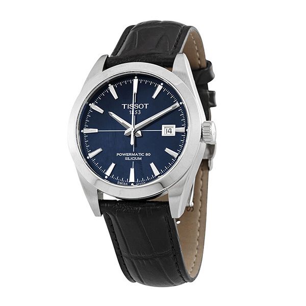 Đồng Hồ Nam Tissot Gentleman Powermatic 80 Automatic Chronometer Blue Dial Watch T127.407.16.041.01 Màu Xanh Navy - 1