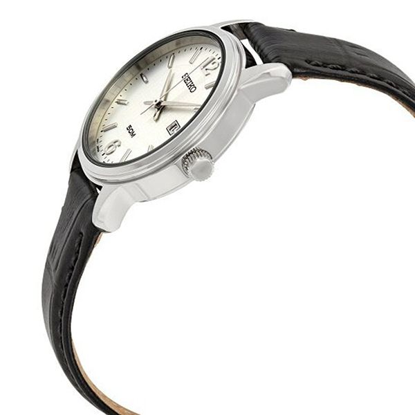 Đồng Hồ Nữ Seiko Neo Classic Silver Dial Ladies Watch SUR659P1 Màu Nâu Mặt Bạc - 3