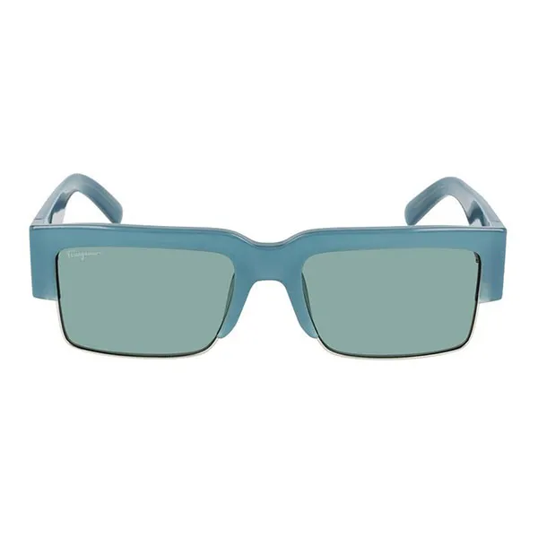 Kính Mát Salvatore Ferragam Green Rectangular Ladies Sunglasses SF276S 467 56 Màu Xanh