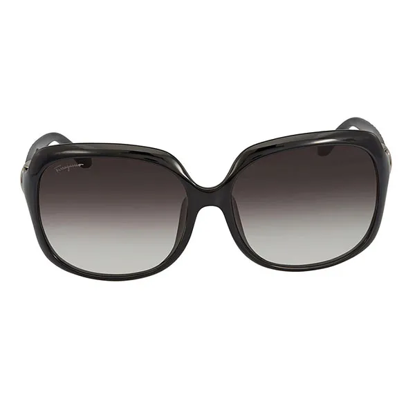 Kính Mát Salvatore Ferragam Rectangular Ladies Sunglasses SF739SA 001 59 Màu Xám Gradient
