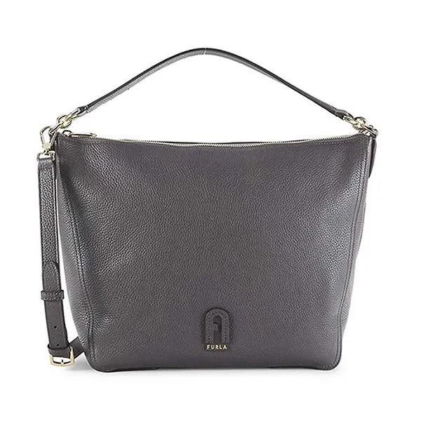 Túi Đeo Vai Furla Atena M Hobo Asfalto Màu Ghi - Túi xách - Vua Hàng Hiệu