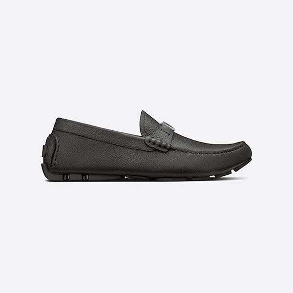 Giày Lười Nam Dior Loafer Black Grained Calfskin Màu Đen Size 40.5 - 4