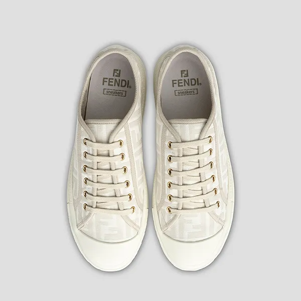 Giày Sneaker Fendi Fabric Low Top 7E1553 AK1P F1GQF Màu Trắng Size 42 - Giày - Vua Hàng Hiệu