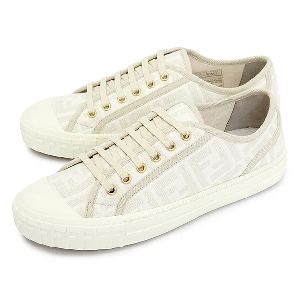 Giày Sneaker Fendi Fabric Low Top 7E1553 AK1P F1GQF Màu Trắng Size 42 - Giày - Vua Hàng Hiệu