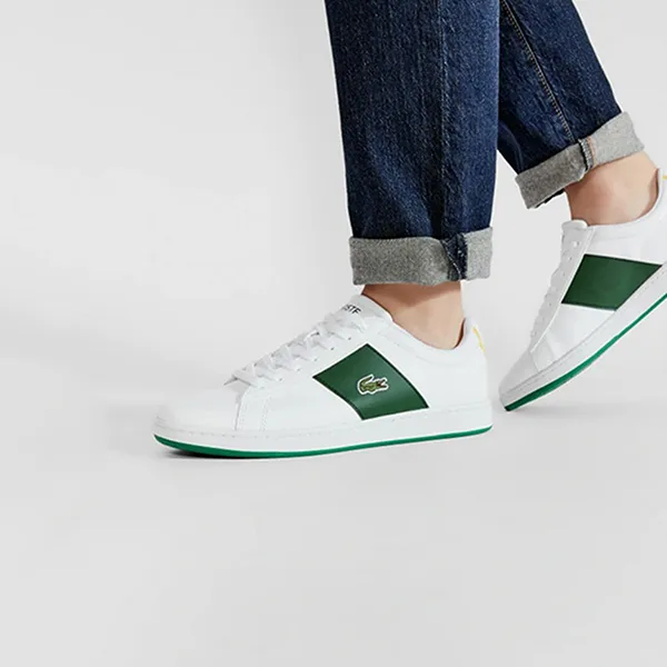 Giày Thể Thao Lacoste Carnaby Evo 0722 Màu Trắng Size 41