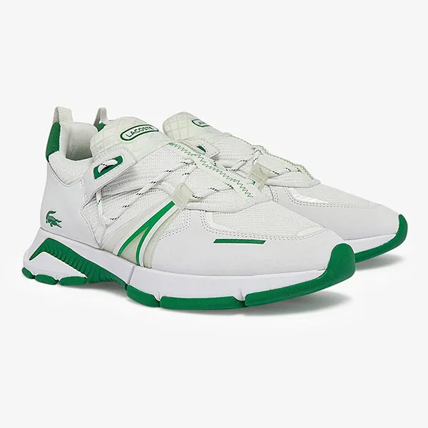 Giày Thể Thao Lacoste Men's L003 Textile Trainers 7 43SMA0064082 Màu Trắng Size 42